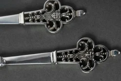 Pamono Cardeilhac Silver Cutlery Set with Minerva Hallmark, 1890s, Set of 150><noscript><img width=
