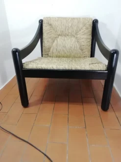 Pamono Carimate Armchair Model 930 by Vico Magistretti for Cassina, 1960s> Lounge Chairs & Armchairs