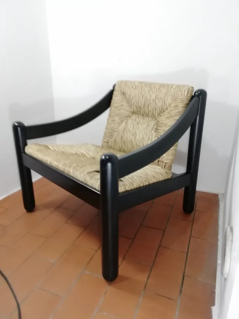 Pamono Carimate Armchair Model 930 by Vico Magistretti for Cassina, 1960s> Lounge Chairs & Armchairs