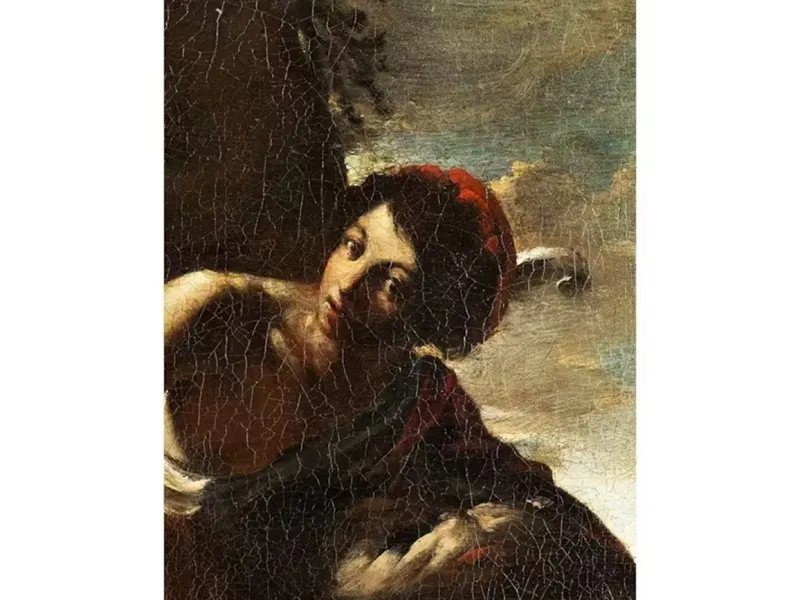 Outlet Pamono Carlo Bononi, The Triumph of David, Oil on Canvas, Early 17th Century, Framed