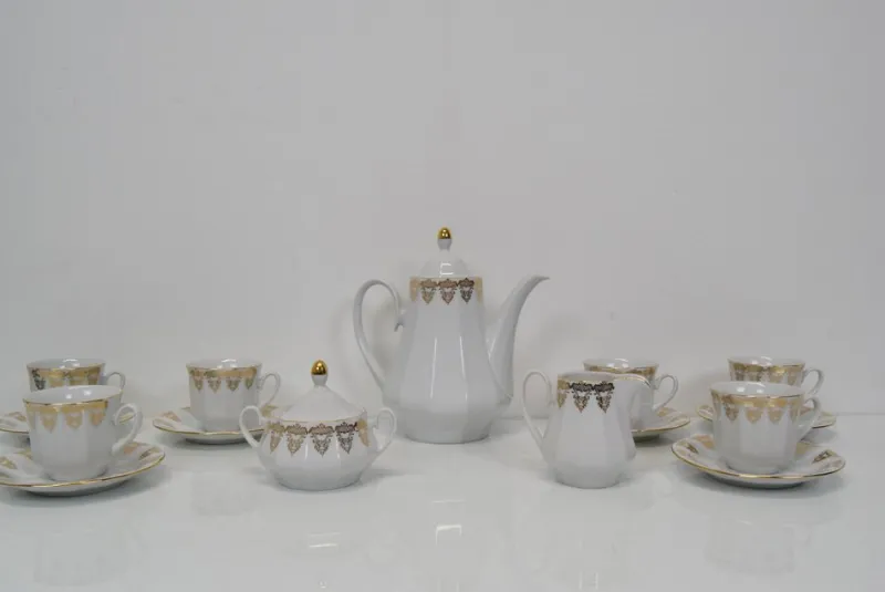 Pamono Carlsbad Porcelain Tea or Coffee Service from Epiag, 1960s, Set of 9> Coffee & Tea Service