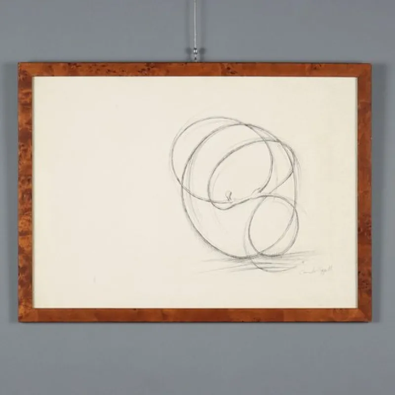 Pamono Carmelo Cappello, Untitled, 20th Century, Ballpoint Pen on Paper> Work On Paper