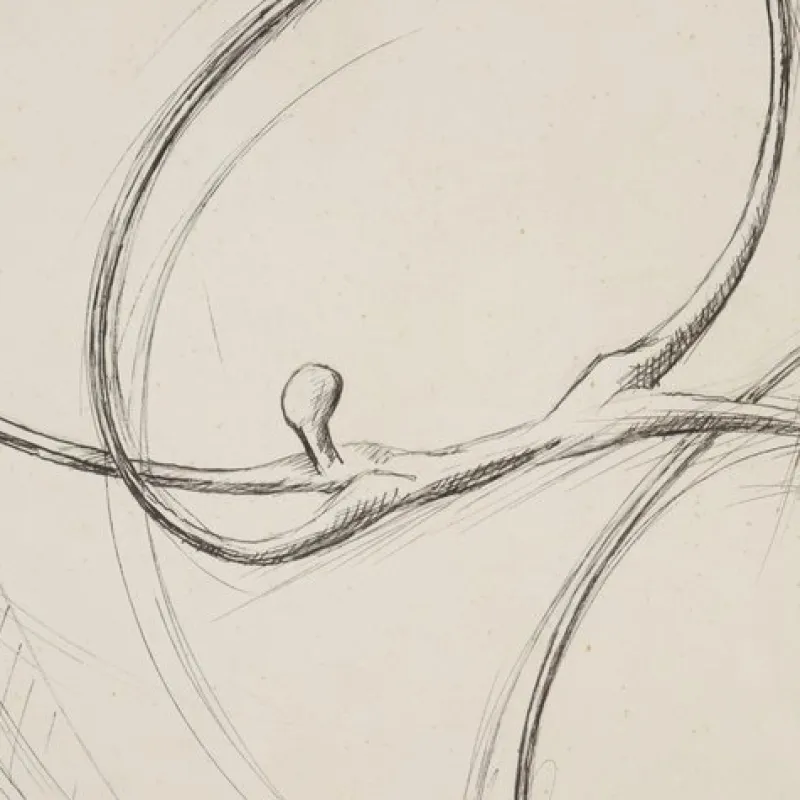 Pamono Carmelo Cappello, Untitled, 20th Century, Ballpoint Pen on Paper> Work On Paper