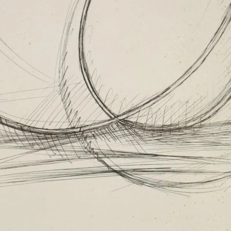 Pamono Carmelo Cappello, Untitled, 20th Century, Ballpoint Pen on Paper> Work On Paper