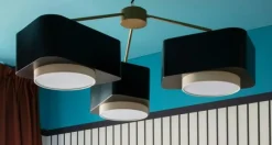 Pamono Carousel 3 Arm Suspension Lamp by Utu Soulful Lighting> Ceiling Lights