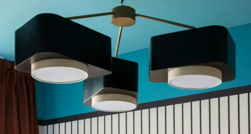 Pamono Carousel 3 Arm Suspension Lamp by Utu Soulful Lighting> Ceiling Lights
