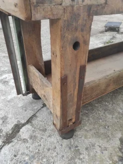 Pamono Carpenter's Workbench in Beech, 1940s><noscript><img width=