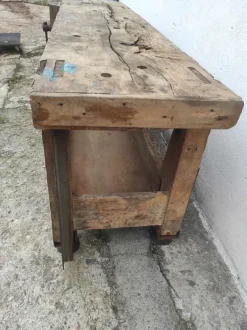 Pamono Carpenter's Workbench in Beech, 1940s><noscript><img width=