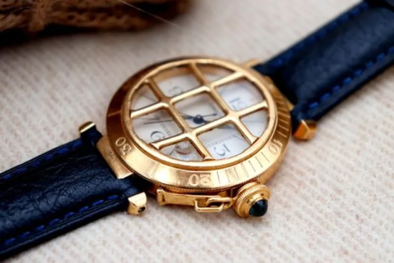 Pamono Cartier Pasha Model Gold Wristwatch> Watches