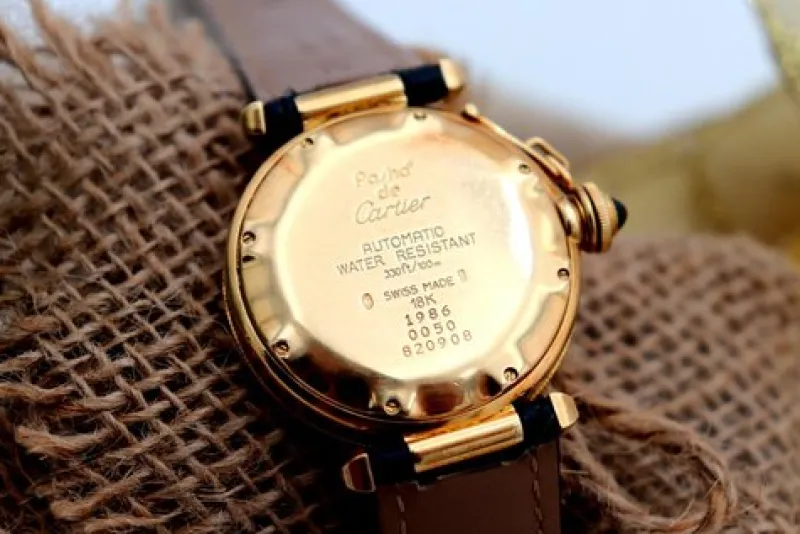 Pamono Cartier Pasha Model Gold Wristwatch> Watches