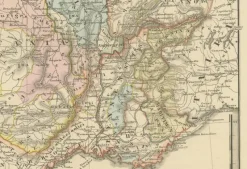 Outlet Pamono Cartographic Overview of Gallic Tribes and Roman Provinces, 1880