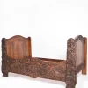 Sale Pamono Carved Walnut Bed, End of 19th Century