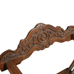 Online Pamono Carved Walnut Desk Chair by Michele Bonciani, 1930s
