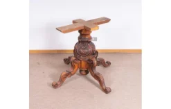 Pamono Carved Wooden Table Base><noscript><img width=