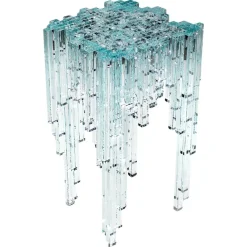 Pamono Cascata Side Table in Crystal Glass by Barberini & Gunnell> Tables