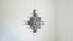 Pamono Cassiope Pendant Lamp by Max Sauze for Max Sauze Studio, France, 1969><noscript><img width=