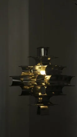 Pamono Cassiope Pendant Lamp by Max Sauze for Max Sauze Studio, France, 1969><noscript><img width=