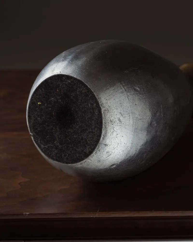 Pamono Cast Aluminum Vase from Philippe Jean, 1970s> Vases