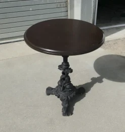Sale Pamono Cast Iron and Oak Pub Table, 1950s