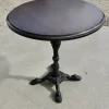 Pamono Cast Iron and Oak Pub Table Garden Table, 1950s> Garden Tables