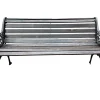 Pamono Cast Iron and Wood Bench, 1960> Benches