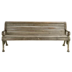 Best Pamono Cast Iron and Wood Garden Bench