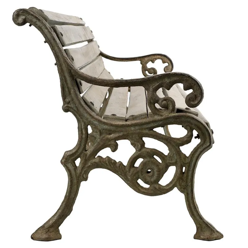 Best Pamono Cast Iron and Wood Garden Bench
