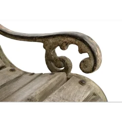 Best Pamono Cast Iron and Wood Garden Bench