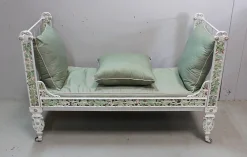 Pamono Cast Iron Bench Bed, 1900s><noscript><img width=
