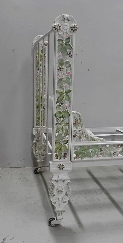 Pamono Cast Iron Bench Bed, 1900s><noscript><img width=