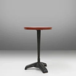 Pamono Cast Iron Bistro Table with Bakelite Top from Louis Vuitton, France, 1930s> Garden Tables