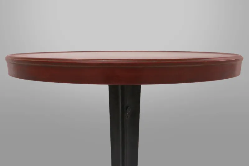 Pamono Cast Iron Bistro Table with Bakelite Top from Louis Vuitton, France, 1930s> Garden Tables