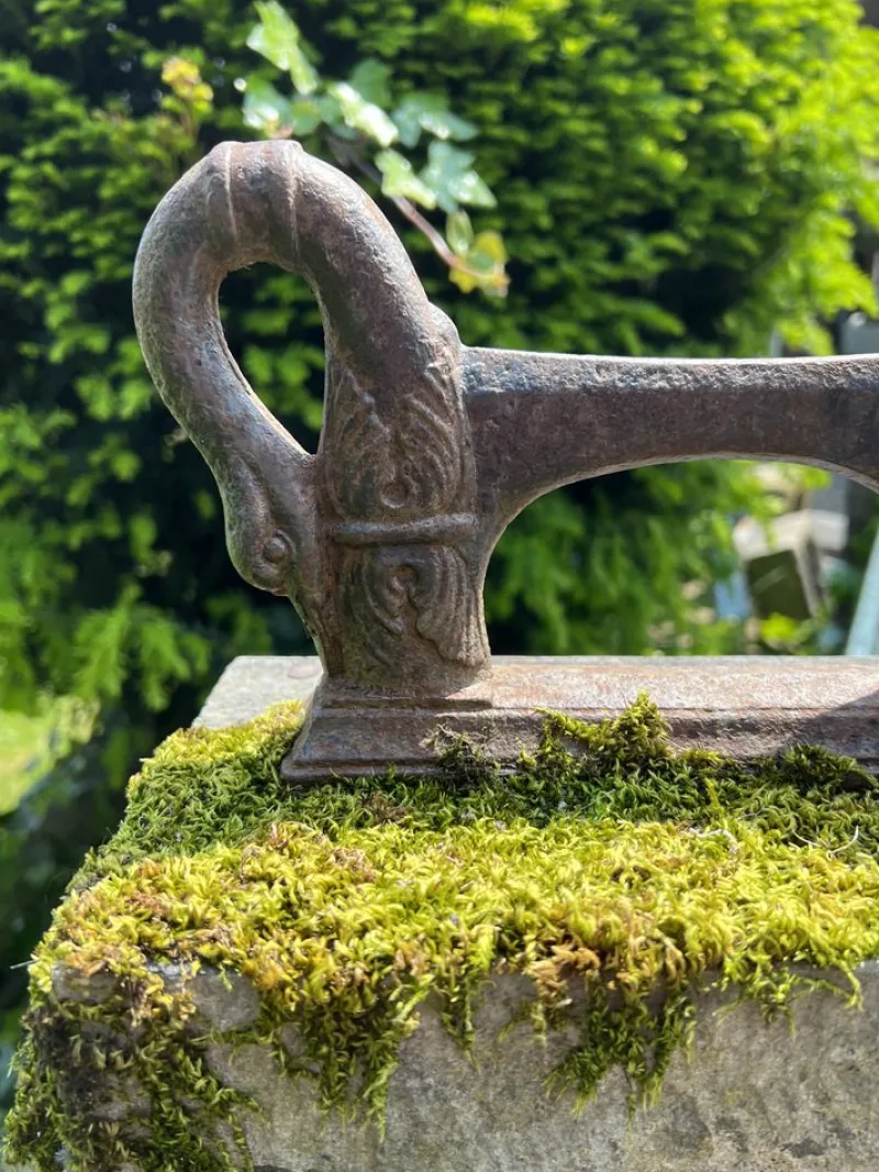 Sale Pamono Cast Iron Boot Scraper on Bluestone, 1900s