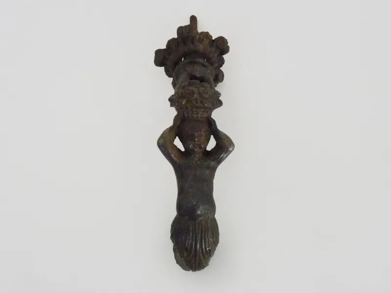 Pamono Cast Iron Cherub Angel Door Knocker, 1800s> Architectural Elements