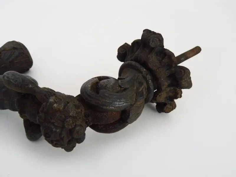 Pamono Cast Iron Cherub Angel Door Knocker, 1800s> Architectural Elements