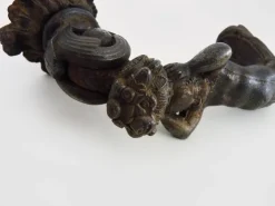 Pamono Cast Iron Cherub Angel Door Knocker, 1800s><noscript><img width=