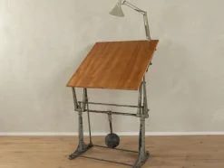 Pamono Cast Iron Drawing Table, 1950s> Desks