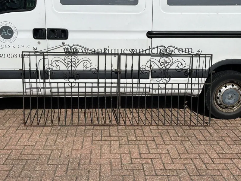 Online Pamono Cast Iron Driveway Gates, Set of 2