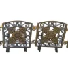 Best Pamono Cast Iron Flower Borders Garden Fences , 1950s, Set of 28
