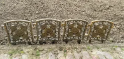 Best Pamono Cast Iron Flower Borders Garden Fences , 1950s, Set of 28