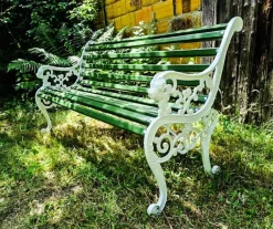 Sale Pamono Cast Iron Garden Bench, 1920s