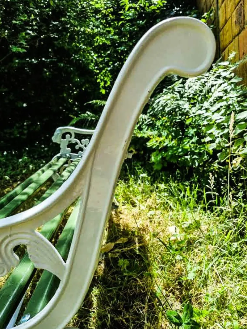 Sale Pamono Cast Iron Garden Bench, 1920s