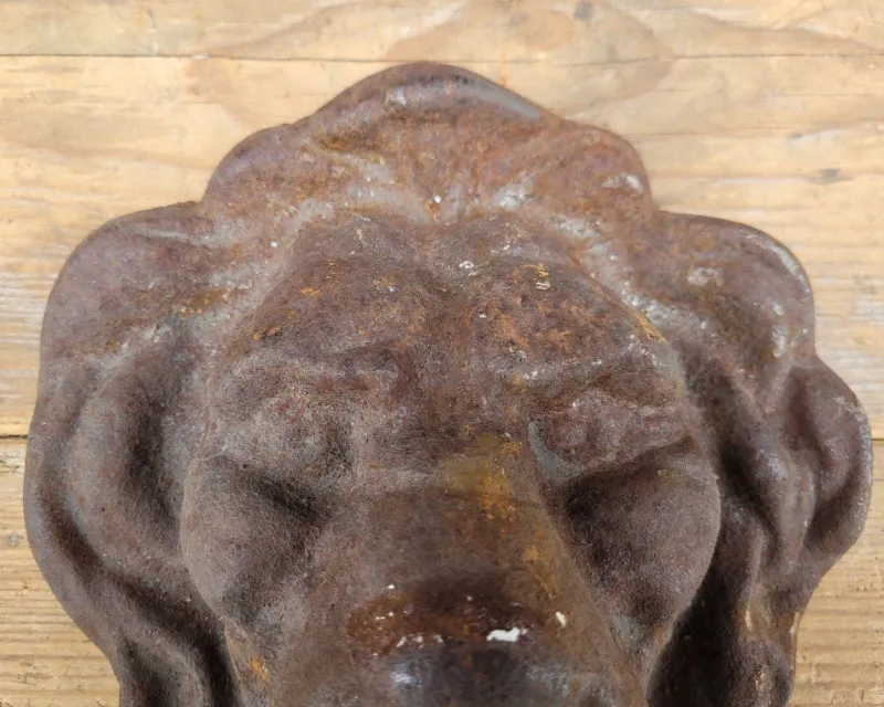 Hot Pamono Cast Iron Gargoyle Lion Fountain Water Ornament