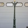 Pamono Cast Iron Lamp Post M2 with Round Copper Lantern> Garden Lighting