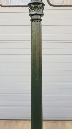 Pamono Cast Iron Lamp Post Romantica with Square Cast Iron Lantern><noscript><img width=
