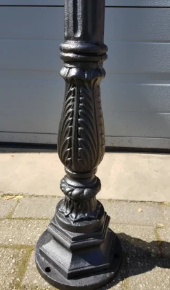 Best Pamono Cast Iron Lamp Post with Copper Square Lantern