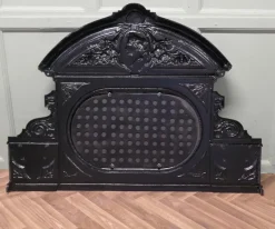 Pamono Cast Iron Overmantel Mirror, 19th Century><noscript><img width=