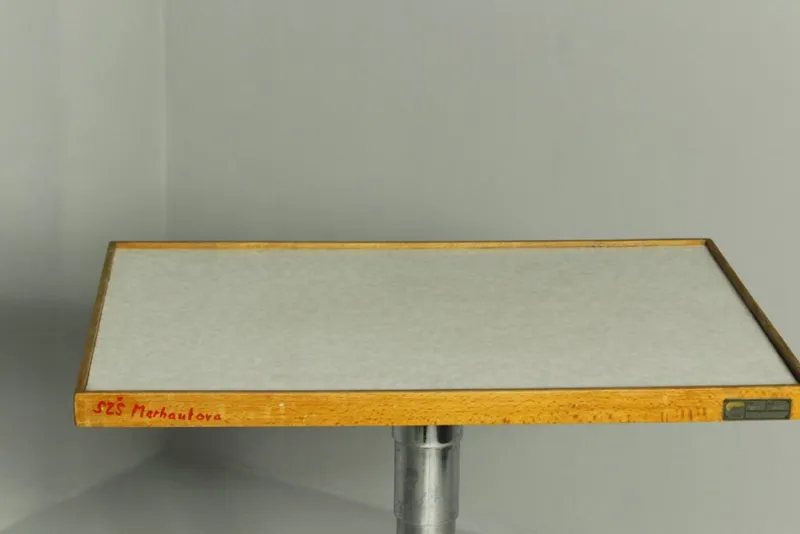 Online Pamono Cast Iron Telescope Laboratory Table, 1970s