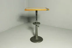 Online Pamono Cast Iron Telescope Laboratory Table, 1970s