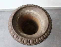 Pamono Cast Iron Urn Planter Campana, France><noscript><img width=